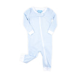 Light Blue Stripe Zip Sleeper