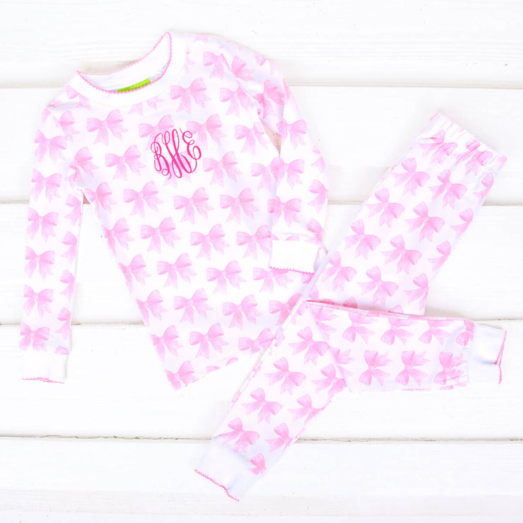 Pink Bow Pajamas