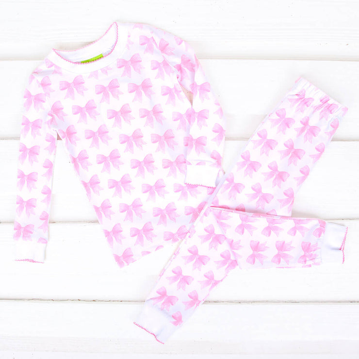 Pink Bow Pajamas