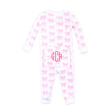 Pink Bow Zip Sleeper