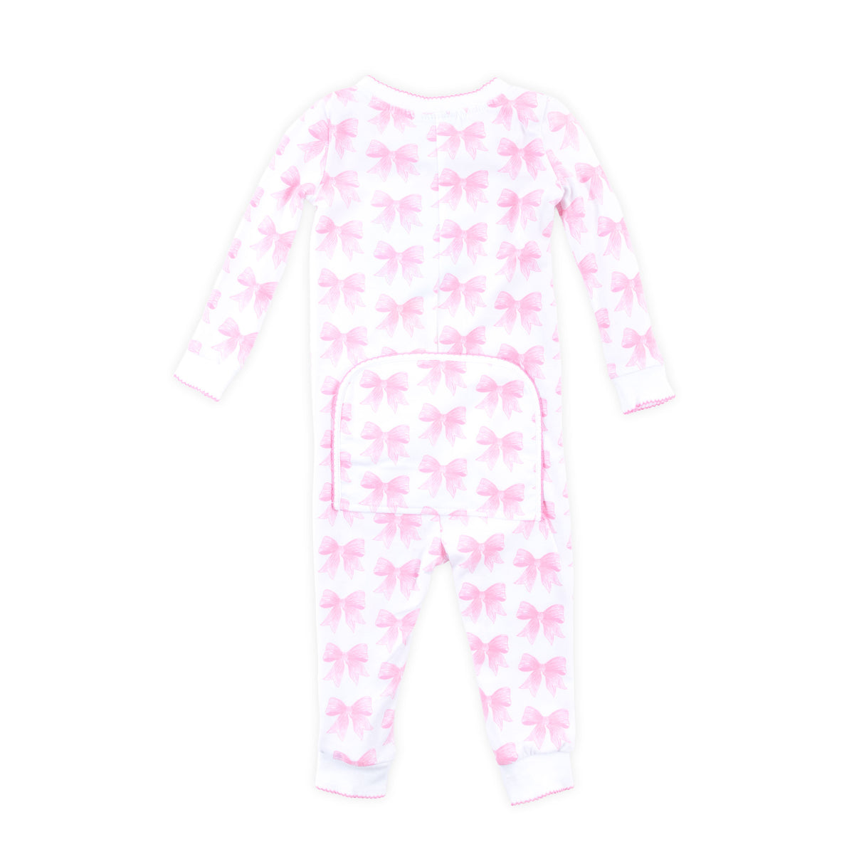 Pink Bow Zip Sleeper
