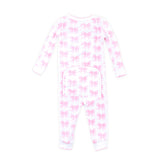 Pink Bow Zip Sleeper