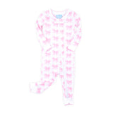 Pink Bow Zip Sleeper