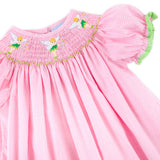 Neverland Fairy Pink Smocked Bishop Dress