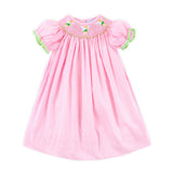 Neverland Fairy Pink Smocked Bishop Dress