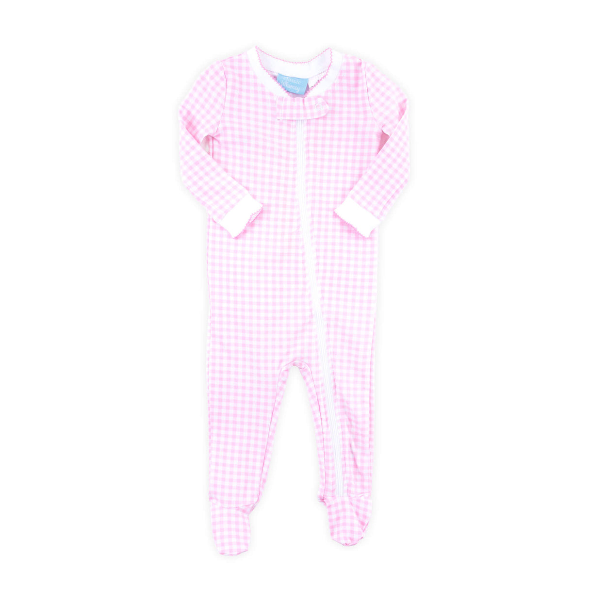 Gingham Zip Sleeper