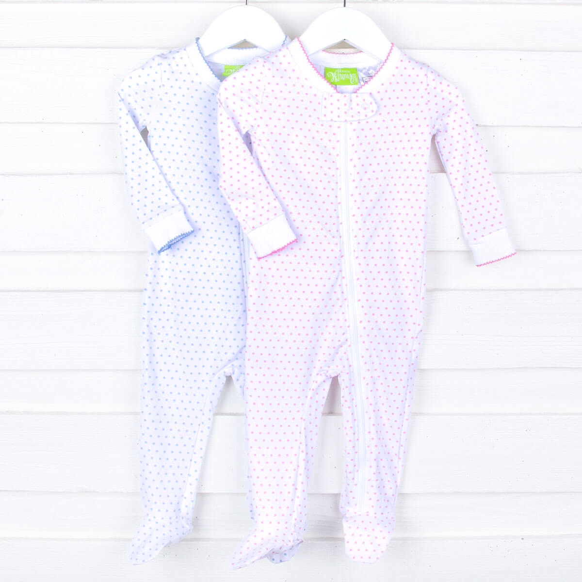 Sleeper polka dot pajamas sale