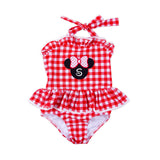 Red Mouse Ears One Piece Swimsuit