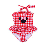 Red Mouse Ears One Piece Swimsuit