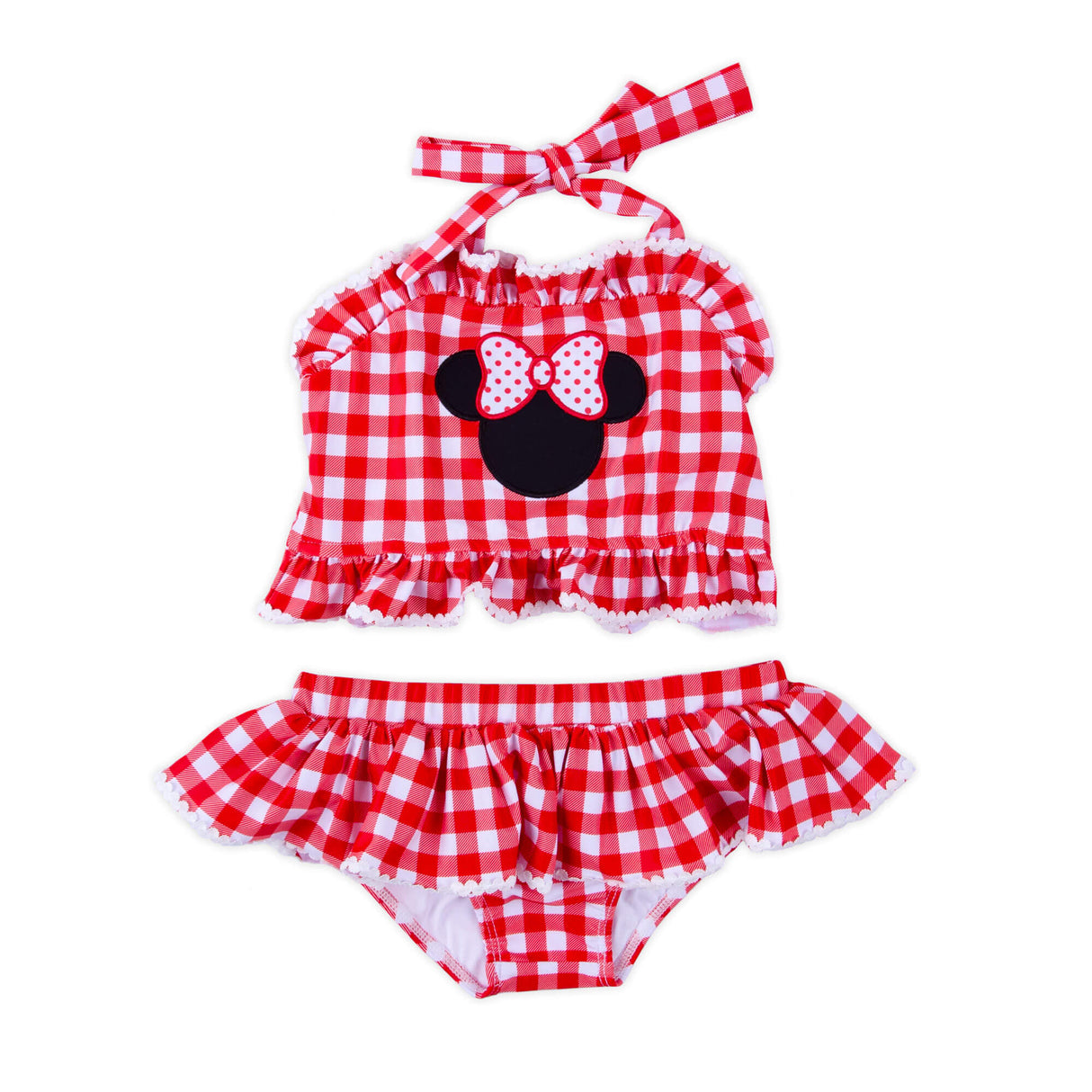 Red Mouse Ears Two Piece Swimsuit