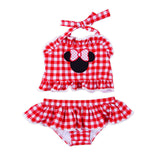 Red Mouse Ears Two Piece Swimsuit