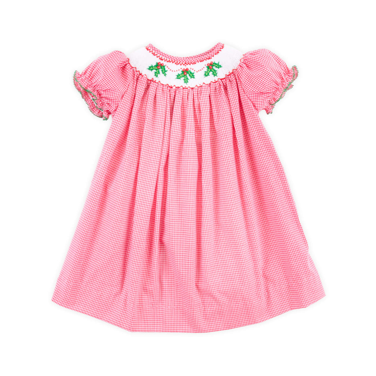 Mistletoe Magic Smocked Bishop Dress