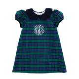 Hamilton Plaid Navy & Green Sally Dress