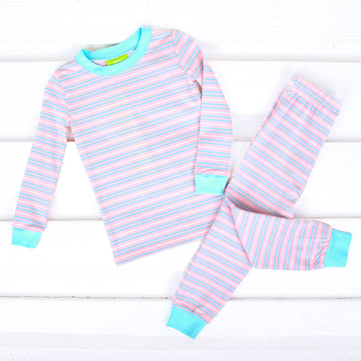 Pink Multi Stripe Pajamas