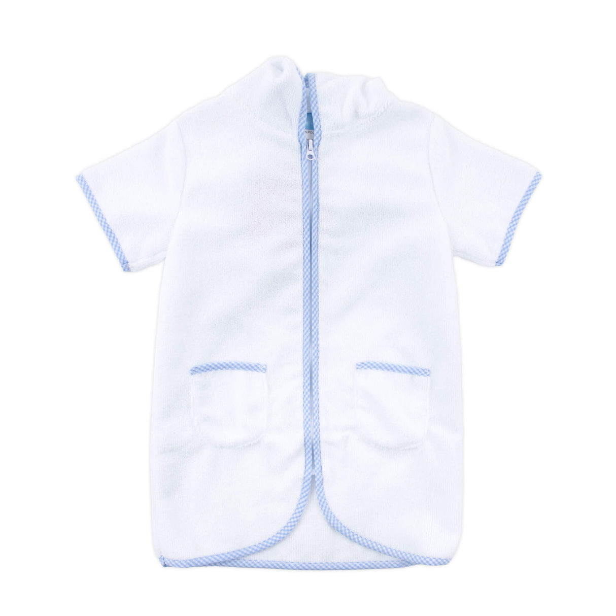 Blue Check Swim Cover Up