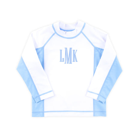 Santorini Blue Rash Guard