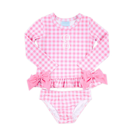 Capri Pink Rash Guard Set