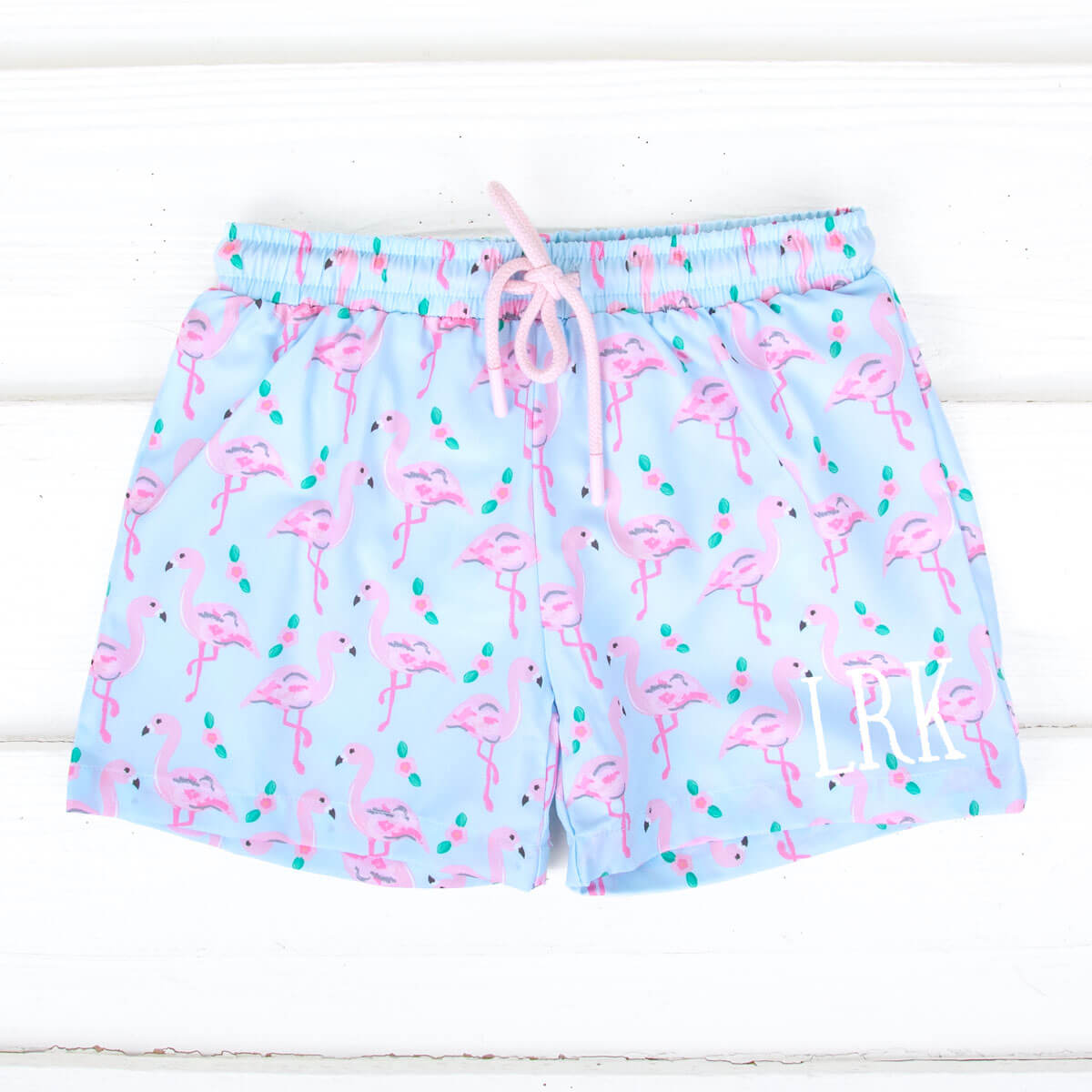 Flamingo swim shorts on sale