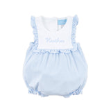 Blue Stripe Knit Bib Bubble