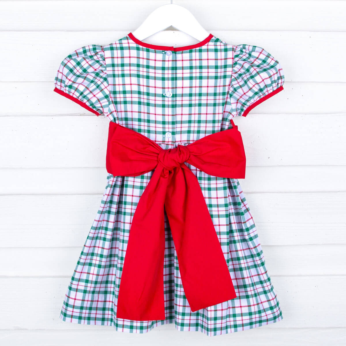 Windsor Plaid Sash Dress