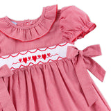 Enchanted Valentine Red Smocked Beverly Legging Set