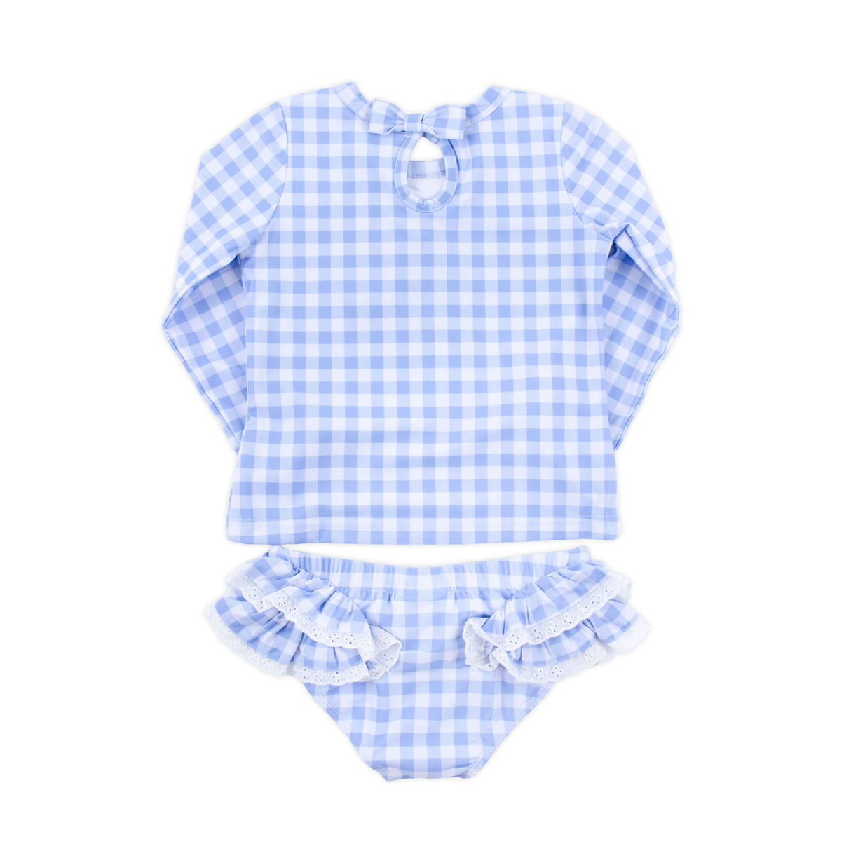 Capri Blue Rash Guard Set