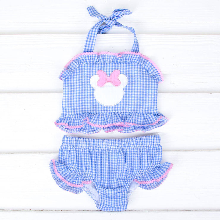 Pastel Mouse Ears Two Piece Swimsuit