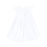 Shine Like A Pearl White Smocked Dress