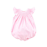 Shine Like A Pearl Pink Smocked Bubble