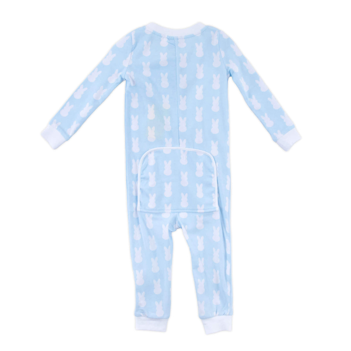 Bunny Peeps Light Blue Zip Sleeper
