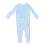 Bunny Peeps Light Blue Zip Sleeper