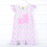 Sweet Floral Pink Bunny Milly Dress