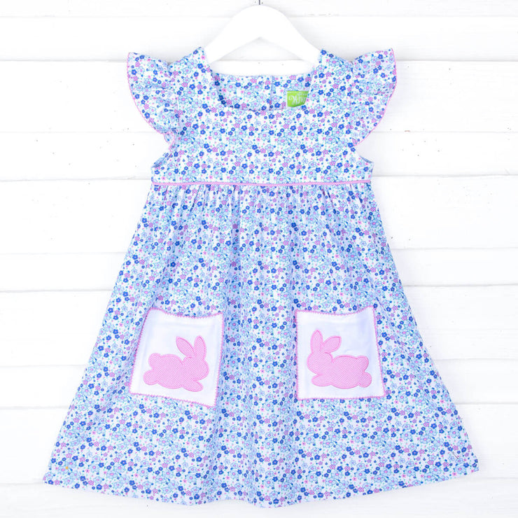 Cottontail Floral Bunny Amy Dress