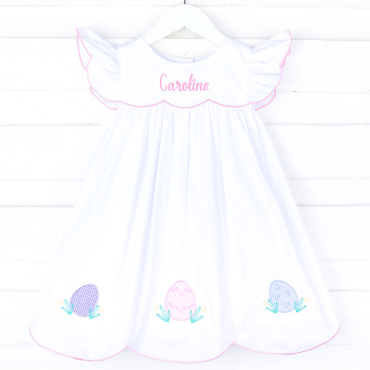 Precious Easter Eggs White Amelia Dress