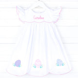 Precious Easter Eggs White Amelia Dress