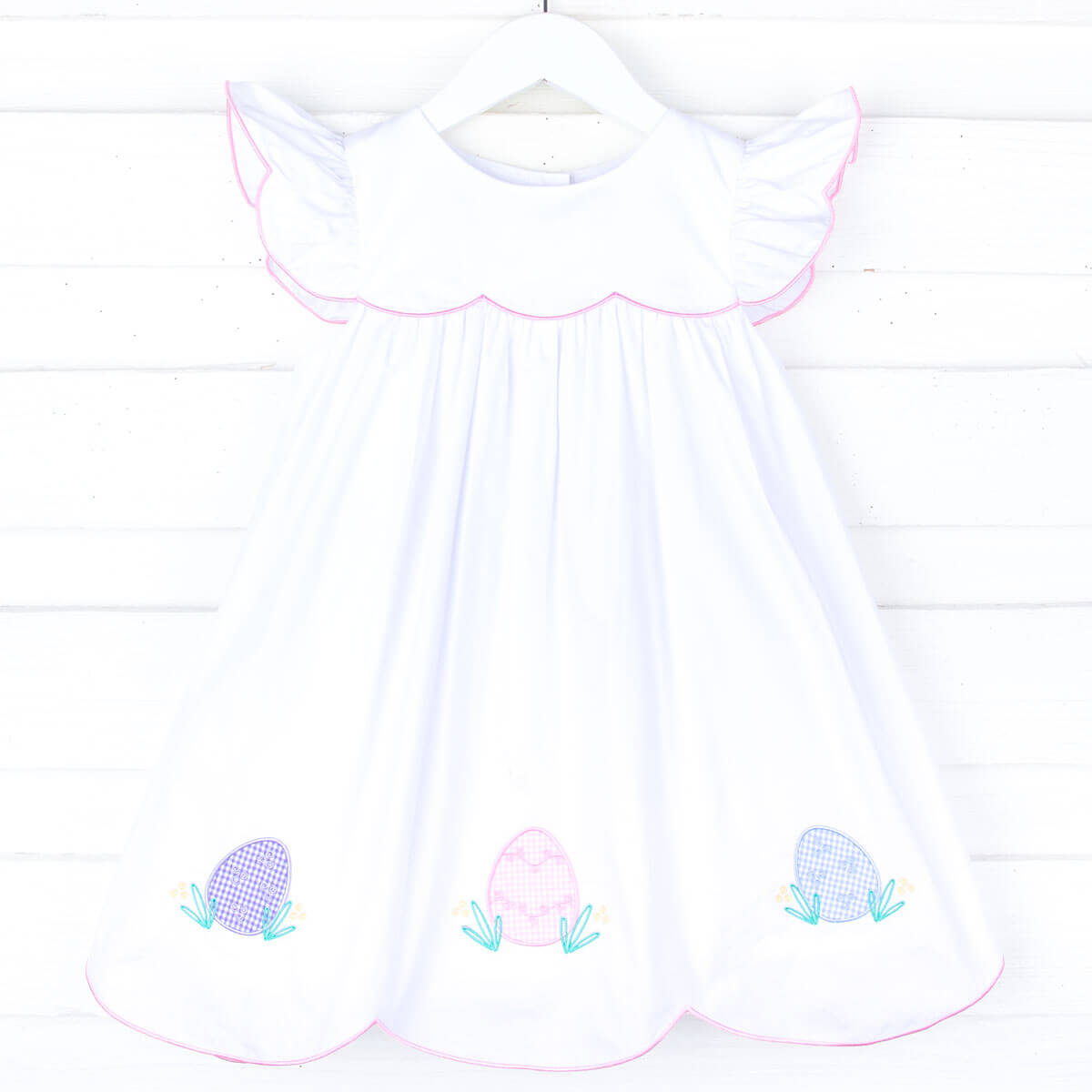 Precious Easter Eggs White Amelia Dress