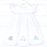 Precious Easter Eggs White Amelia Dress