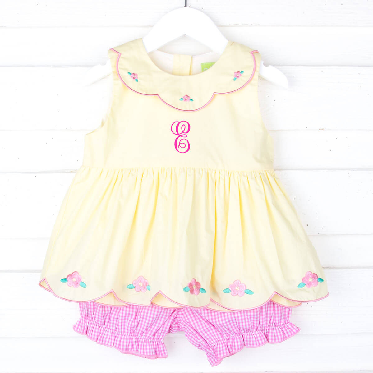 Simply Spring Flowers Yellow Lena Bloomer Set