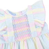 Spring Love Stripe Smocked Rachel Dress