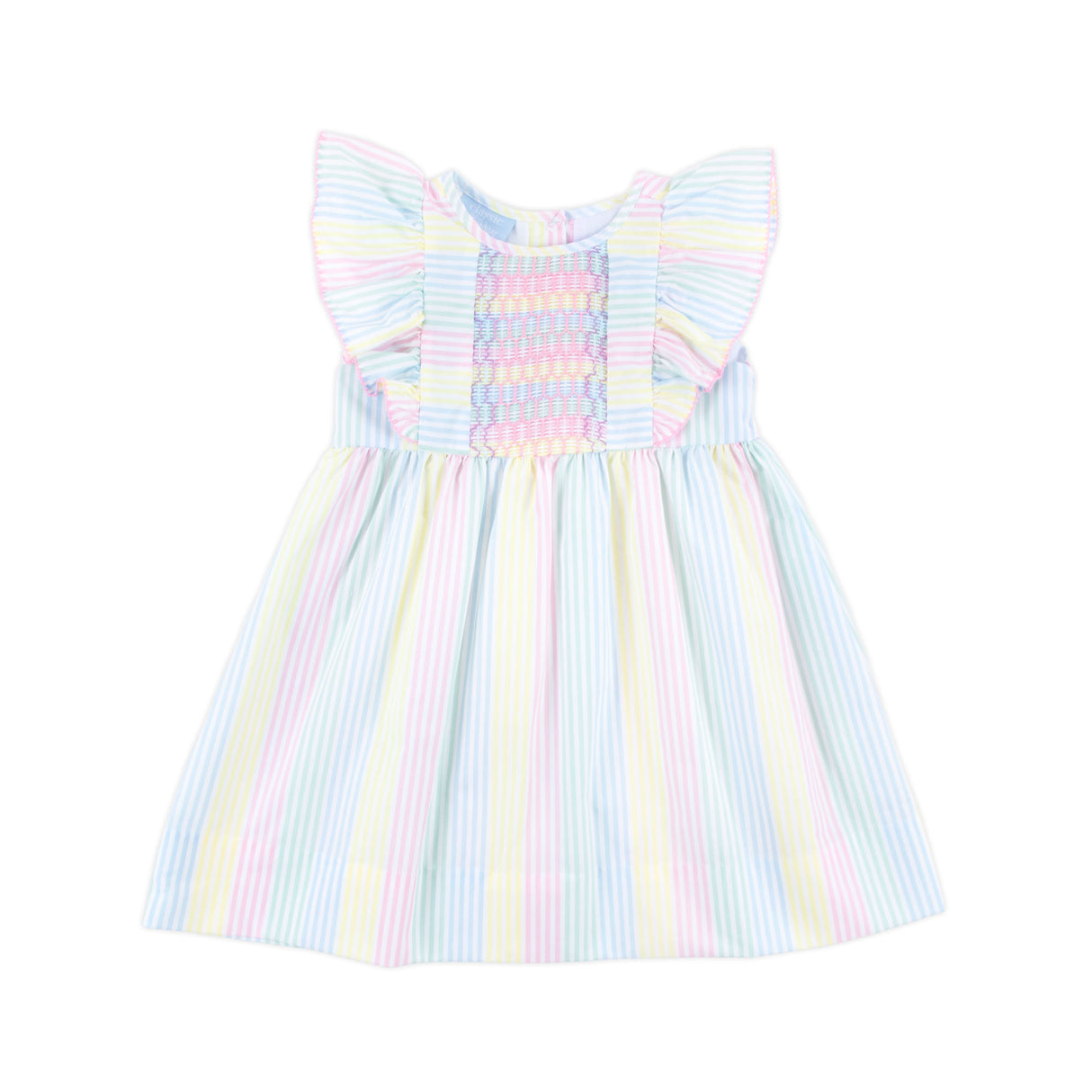 Spring Love Stripe Smocked Rachel Dress