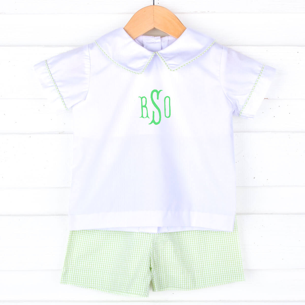 Year of Ours Coord Matching Green Gingham Bustier Crop Top and selling Short Set Small