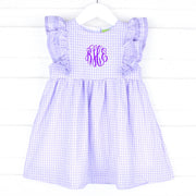 Purple Gingham Alice Dress