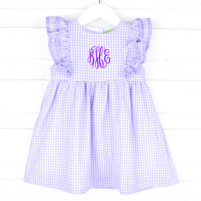 Purple Gingham Alice Dress
