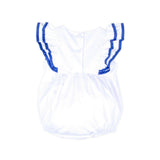 White & Royal Blue Alice Bubble