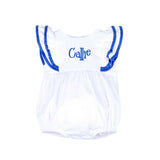 White & Royal Blue Alice Bubble