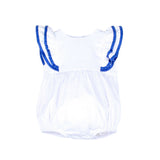 White & Royal Blue Alice Bubble