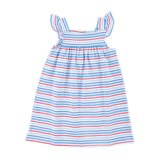Patriotic Play Red & Blue Stripe Amy Dress