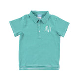 Emerald Green Stripe Polo