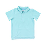 Turquoise Stripe Polo