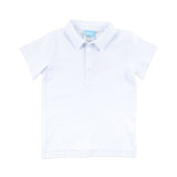 Solid Pique Polo Shirt White